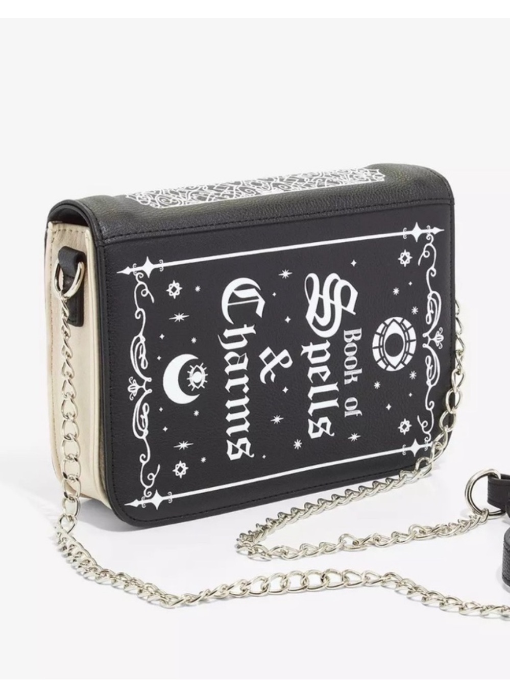 NEW Book of Spells & Charms Black Purse Bag